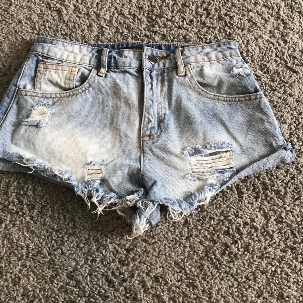 xs shorts from forever 21